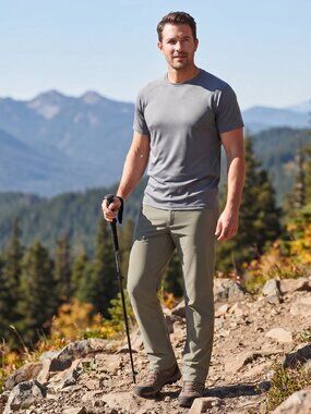 Columbia Omni-Shield Hiking Cargo Pants Green Men's 38x30